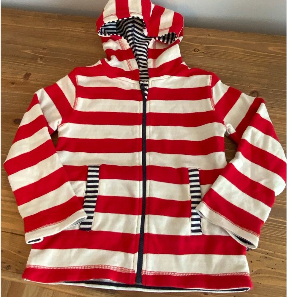 JoJo Maman Bebe Striped Reversible Jacket‎ size 3/4